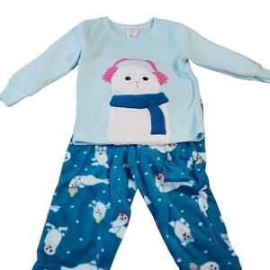 Cat &  Jack Seal Winter Pajamas, 2 piece set, 18M
